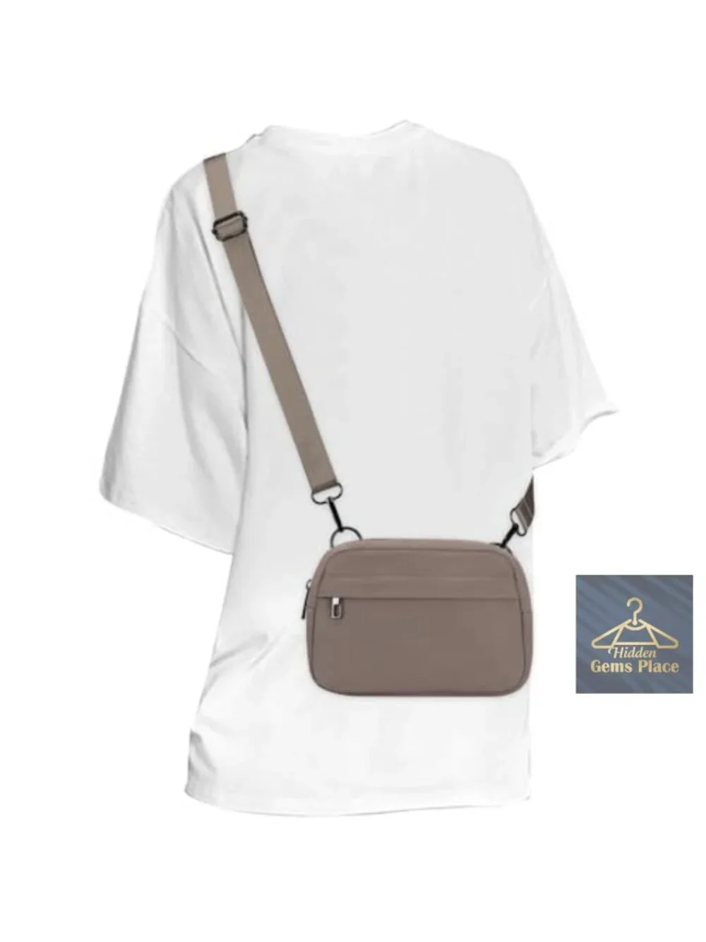 Small Crossbody Bag with Adjustable Strap, Belt Bag Fanny Pack, Water Resistant